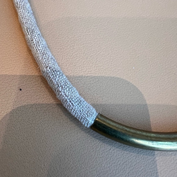 Anthropologie Linen and Brass Choker. - Picture 3 of 8